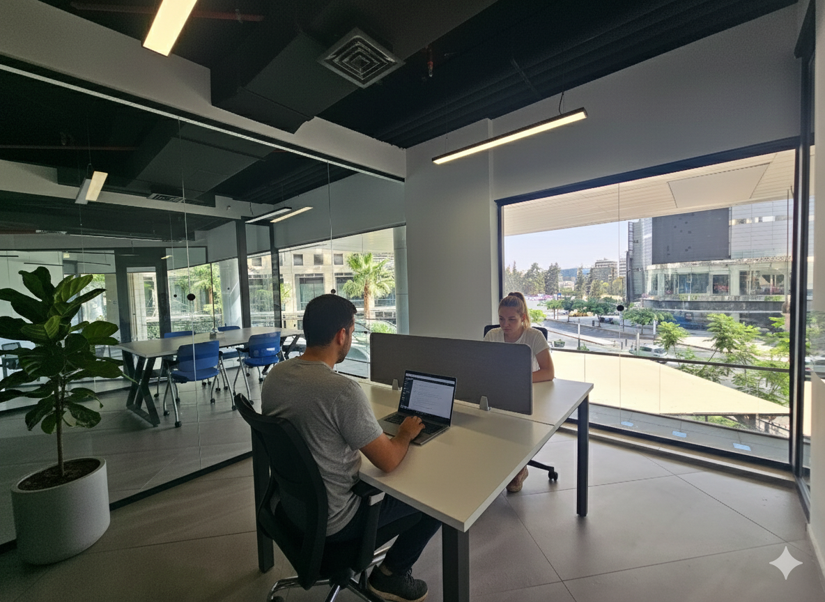 V - Abdali Boulevrad - Office for Rent  in Amman | C4-8